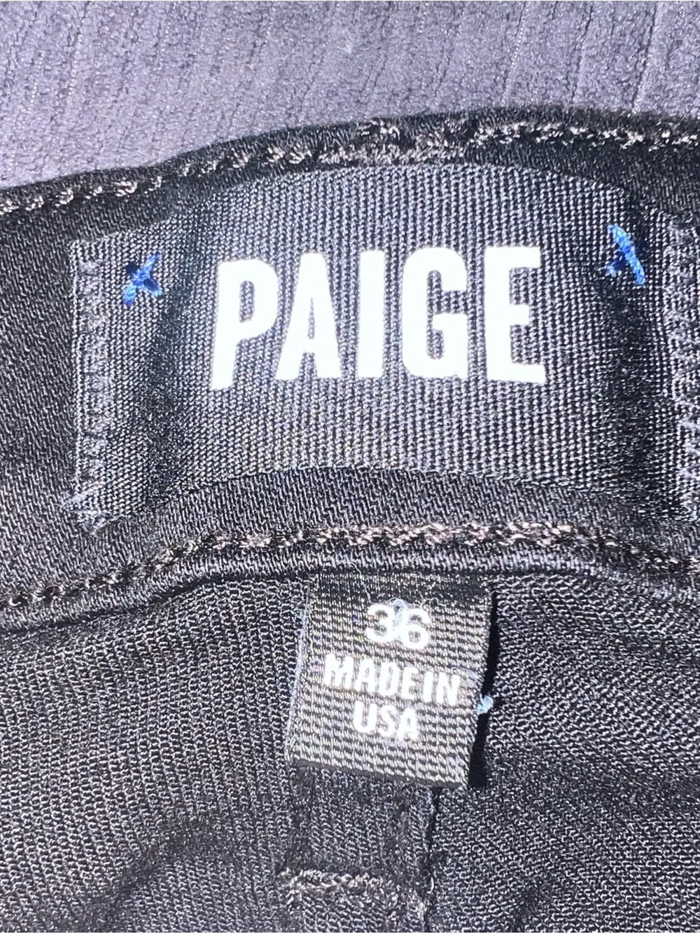 PAIGE Black Straight-Leg Men’s Jeans